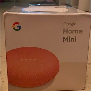 Salmon pink - google home mini